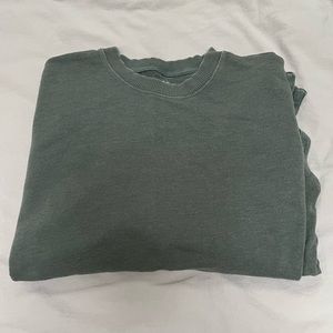 Aerie Oversized Crewneck- Sage Green